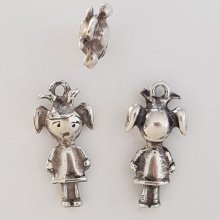 Childrens charm N°32 Zamak (Silver plated)