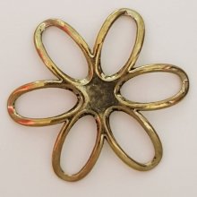 Flower Charm Metal N°003 Bronze