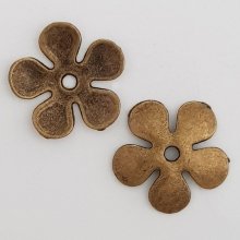 Flower Charm Metal N°027 Bronze