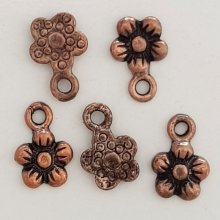 Flower Charm Metal N°035 Copper