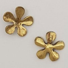 Flower Charm Metal N°042 Gold