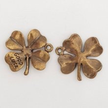 Flower Charm Metal N°048 Bronze