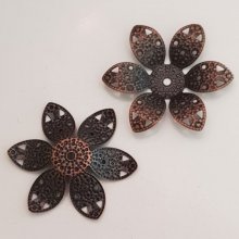 Flower Charm Metal N°058 Copper