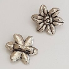Flower charm Metal N°083 Silver
