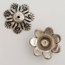 CCB Flower charm N°003 Silver