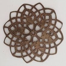 Flower Charm Metal N°101 Bronze Engraving