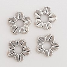 Silver Flower Charm N°108