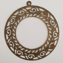 Flower Charm Metal N°119 Bronze