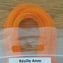 Tubular mesh Uni 04 mm Orange