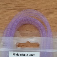 Tubular mesh Uni 05 mm Purple