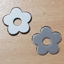 Synthetic Flower 27 mm Grey