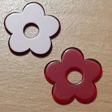 Synthetic Flower 27 mm Red