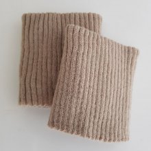 Ribbed cuff or bottom of pants Beige