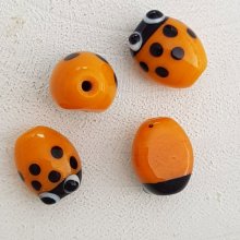 2 Oval beads 16/13 mm N°01