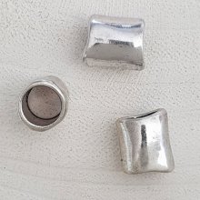 Pearl tube silver N°02