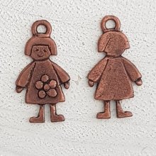 Charm Child N°55 Girl Bronze