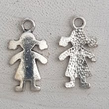 Childrens charm N°56 Girl Silver