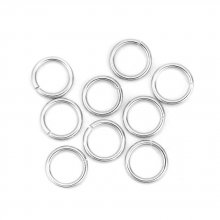 2 Open Junction Rings 11 mm Stainless