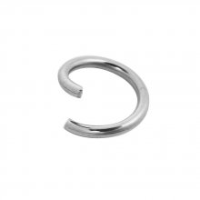 10 Open joint rings 07 mm Stainless steel