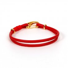 Double Uni Red European Bracelet