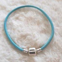 European smooth clip bracelet Uni 01 FROM 15 TO 23 CM Turquoise