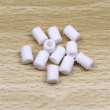 Elastic Fastener Buckle for Adjustable Mask Rope White x 10 pieces