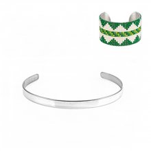 Stainless Steel Cuff Bracelet 5 mm N°01