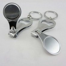 2 Key chains bottle opener - nail clippers N°02