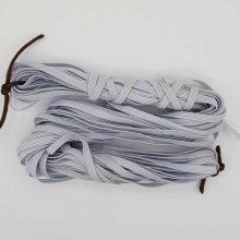 Elastic mask flat 5 mm white N°03 x 12 meters - 02