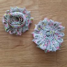 Frayed Fabric Flower Fancy No. 29