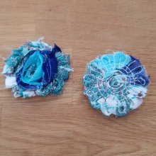 Frayed Fabric Flower Fancy No. 82