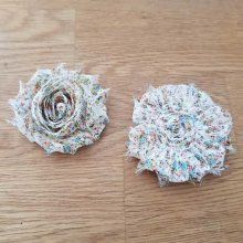 Frayed Fabric Flower Fancy No. 89