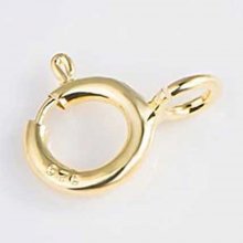 Round spring clasp Silver 925 N°03