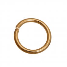 10 Junction Rings 06 mm 01 Open 14K Gold Plated