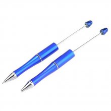 Cobalt Blue Decorative Bead Pen to customize x 1 piece