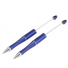 Dark Blue Decorative Bead Pen to customize x 1 piece