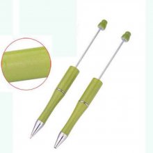 Light Green Decorative Bead Pen to customize x 1 piece
