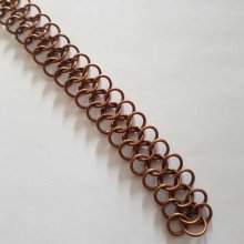 20 cm chain link form 8 connected Copper color