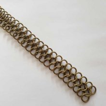 20 cm chain link form 8 connected Bronze color