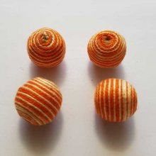 Woven bead in 19 mm thread