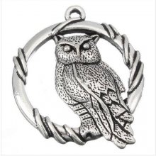 Charm owl N°02 Pendant Owl 