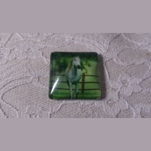 square glass cabochon 30mm 026 