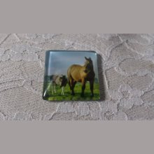 square glass cabochon 30mm 021 