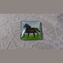 square glass cabochon 30mm 018 