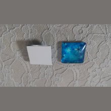 square glass cabochon 25mm 019 