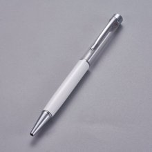 Empty tube pearl pen to customize silver white x 1 piece