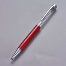 Bead decorating pen empty tube to customize silver red x 1 piece