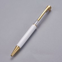 Empty tube pearl decorating pen to customize gold white x 1 piece