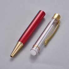 Bead decorating pen empty tube to customize red gold x 1 piece