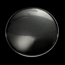 Cabochon Round 38 mm in transparent glass